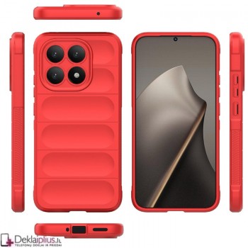 Magic Shield guminis dėklas - raudonas (Xiaomi 15T)
